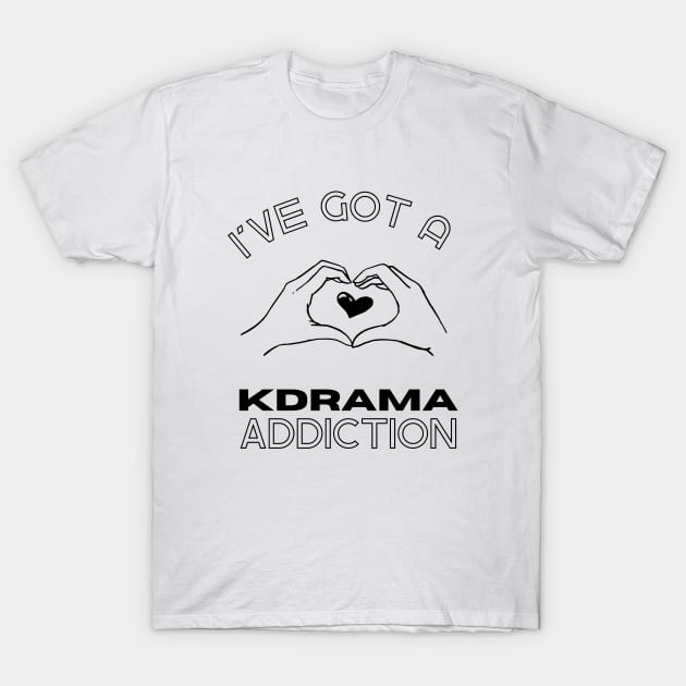 Kdrama Addict T-Shirt by Tinteart